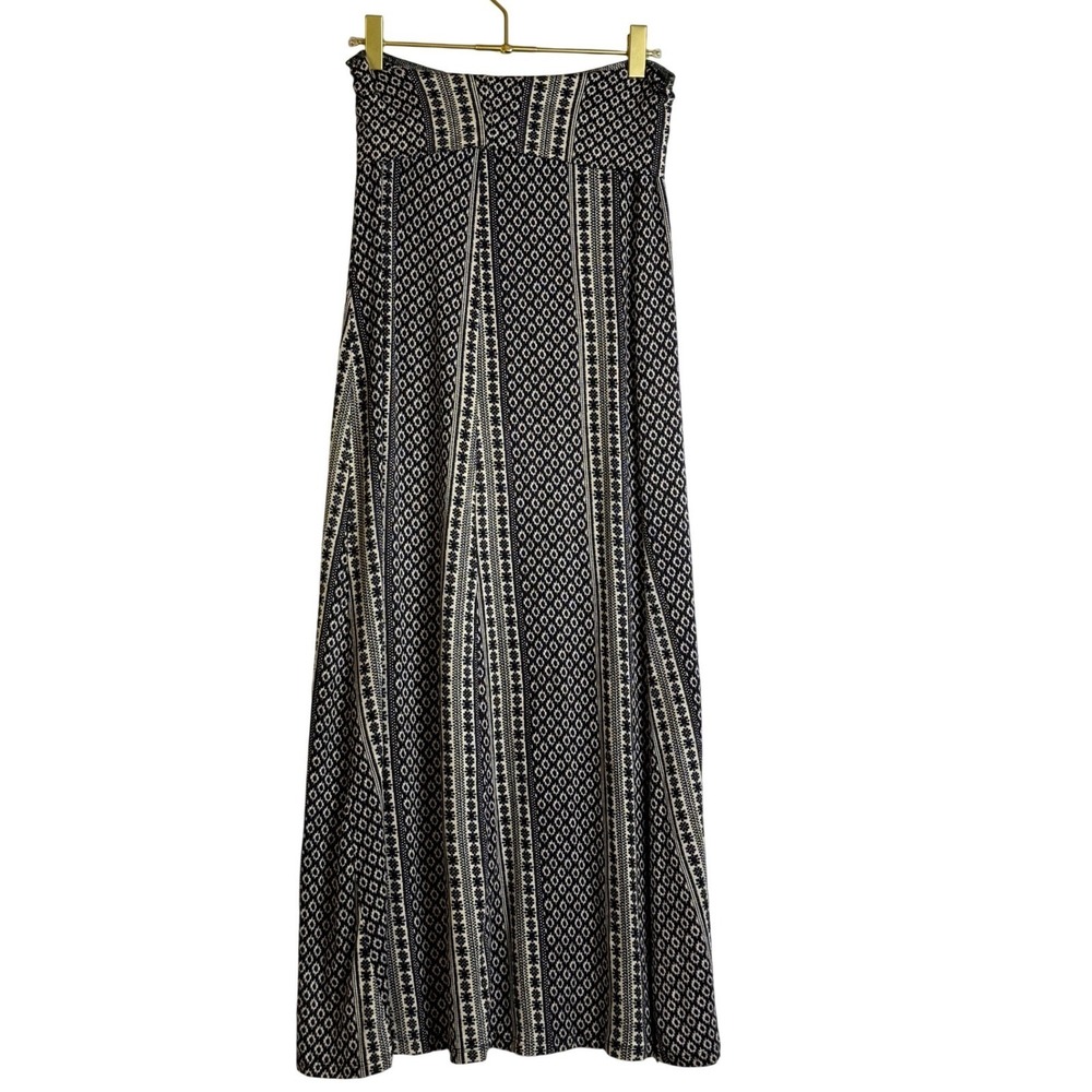 American Rag Ethnic Chic Maxi Skirt Geometric Print High Waist Size S - Picture 8 of 9